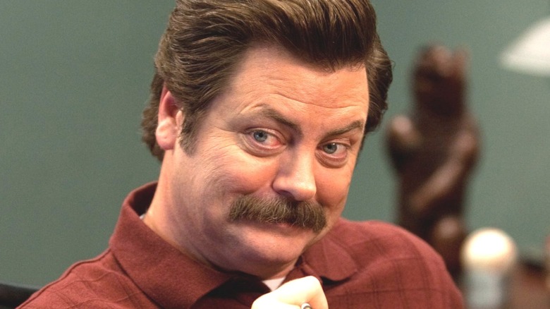 This Is Ron Swanson S Secret Obsession In Parks And Recreation