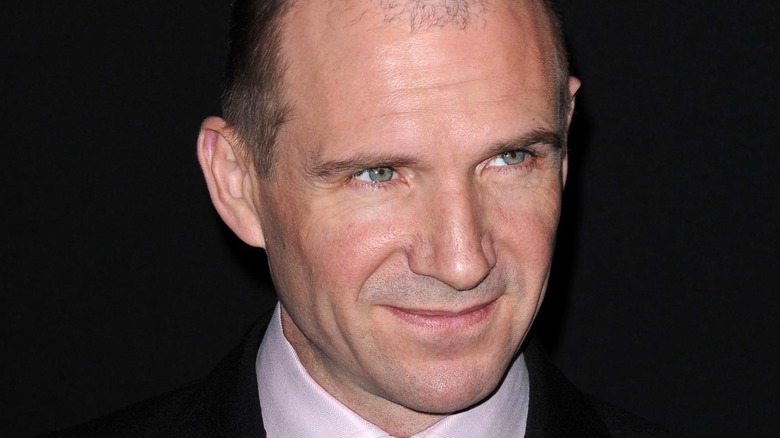 Ralph Fiennes in a suit