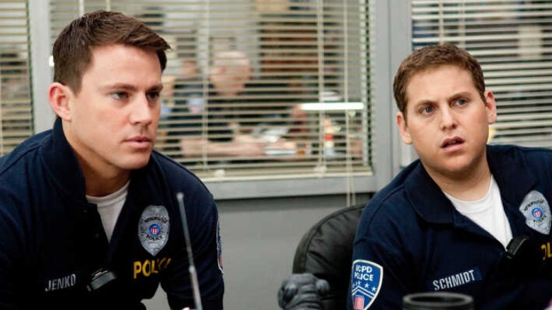 Morton and Greg in police uniform