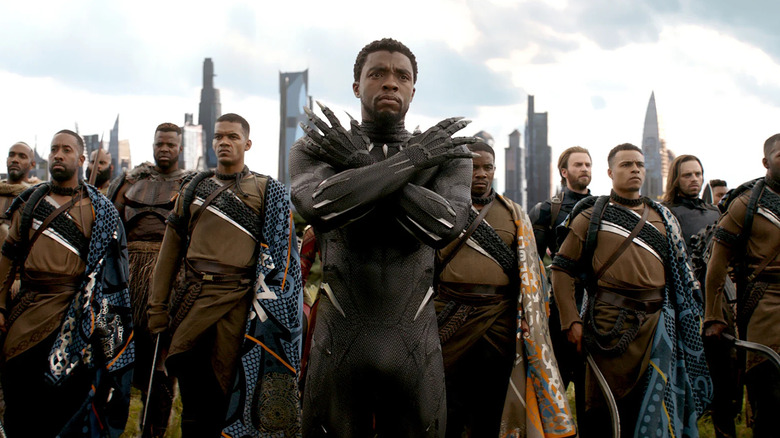 Boseman leads as Black Panther