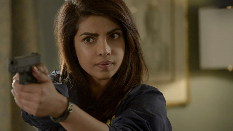 Alex Parrish pulls a gun on "Quantico" (2015-2018)