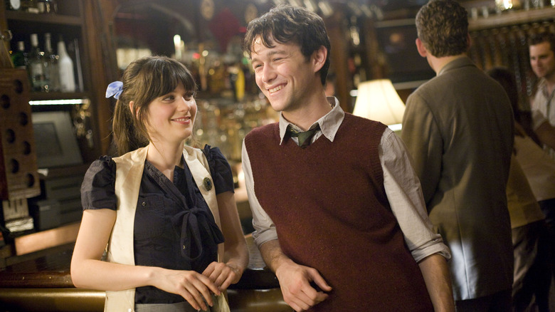 Zooey Deschanel and Joseph Gordon-Levitt in 500 Days of Summer