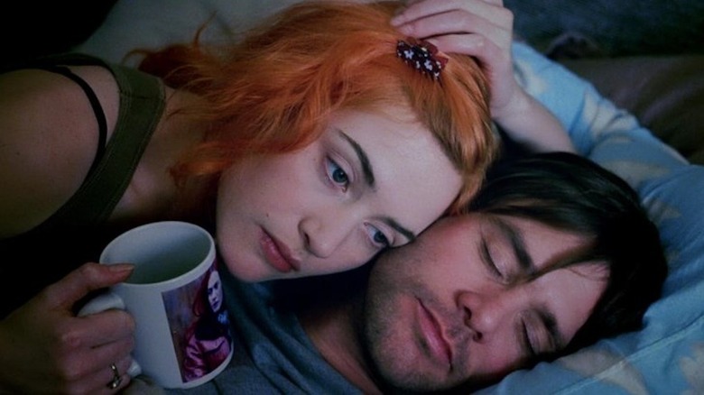 Kate Winslet and Jim Carrey in Eternal Sunshine of the Spotless Mind