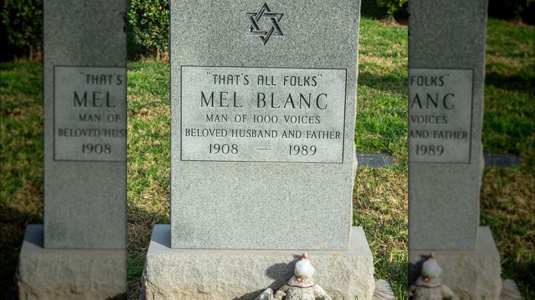 Mel Blac grave stone