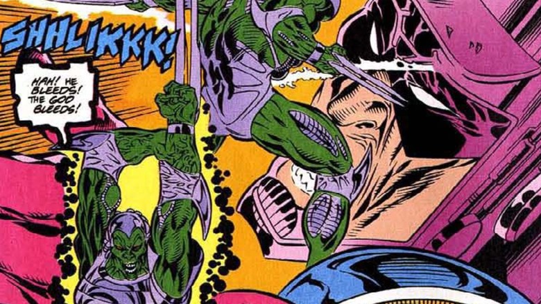 Tyrant fights and defeats Galactus in "Silver Surfer" #108