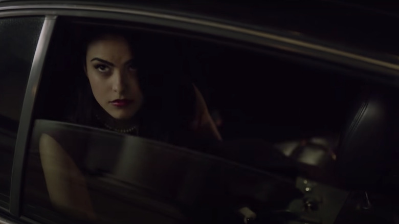 Veronica from Riverdale in car