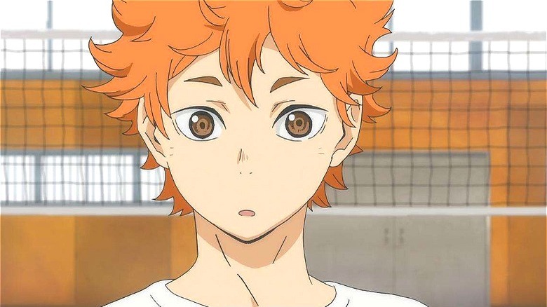 Shoyo Hinata looking confused