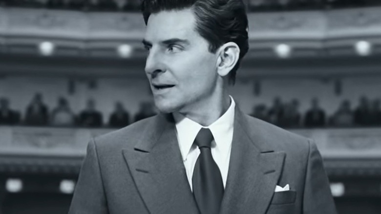 Leonard Bernstein in concert hall