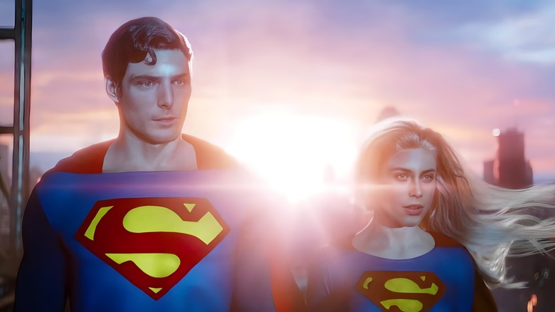 CGI Superman and Supergirl