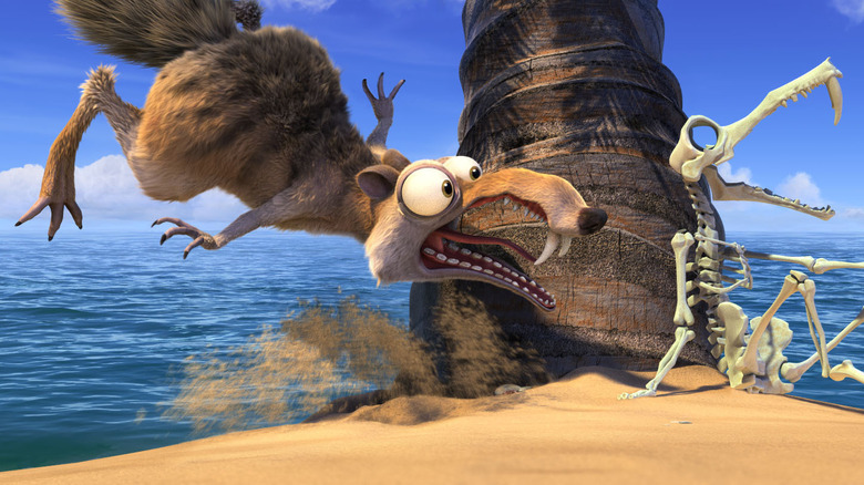 Scrat is alarmed