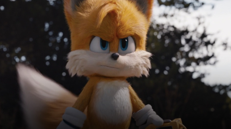 Tails looking determined