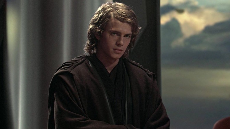 Jedi Knight Anakin Skywalker at the Jedi Temple on Coruscant in Star Wars Revenge of the Sith