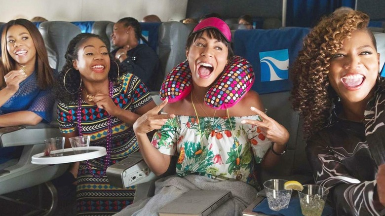 Regina Hall, Tiffany Haddish, Jada Pinkett Smith, and Queen Latifa in "Girls Trip"