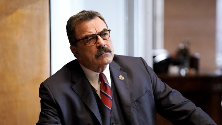 Commissioner Frank Reagan at his desk