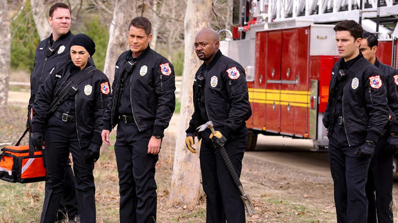 Owen and his crew attend an incident in "9-1-1: Lone Star"