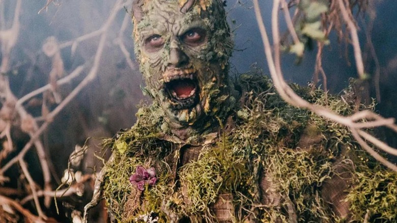 A plant zombie screams in "Z Nation" (2014)