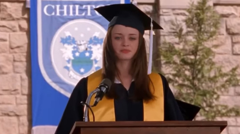 Rory Gilmore giving graduation speech