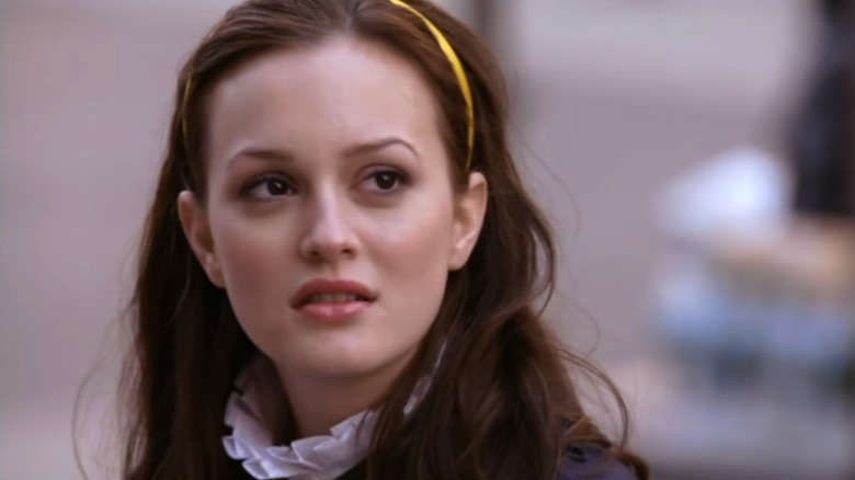 Blair Waldorf wearing yellow headband