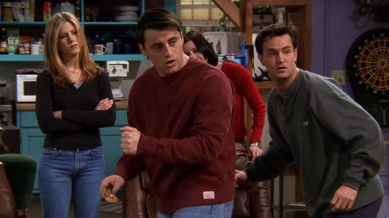 Rachel, Joey, Monica, and Chandler