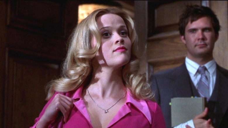 Elle Woods appearing in court