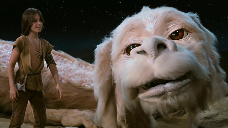 Noah Hathaway smiling at Falkor