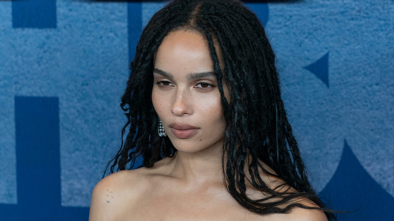 Zoe Kravitz looking mysteriously