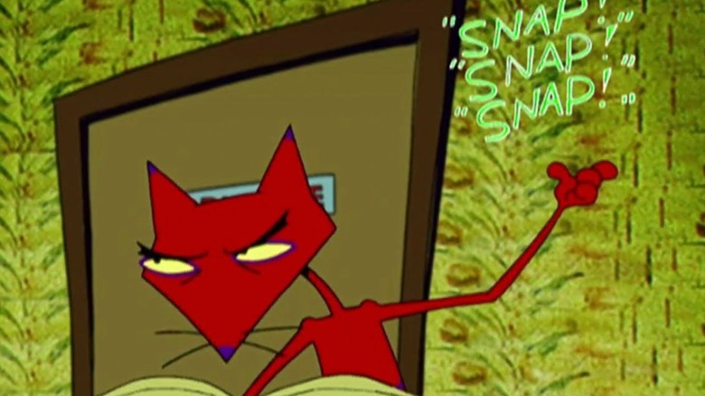 Katz snaps his fingers in Katz Motel on "Courage the Cowardly Dog" (1999)