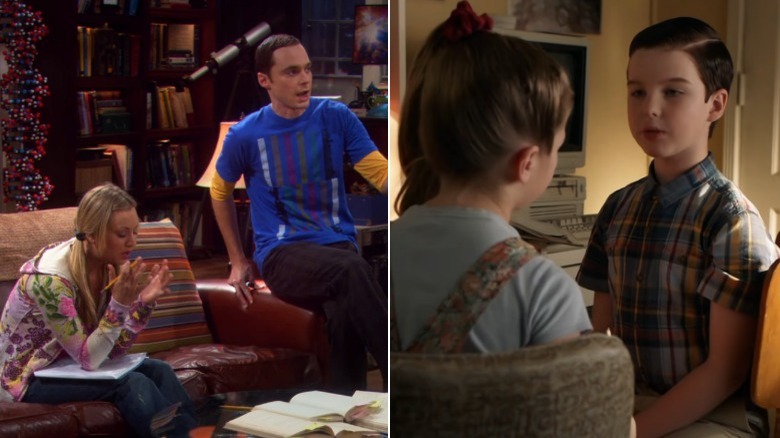 sheldon teaching missy and penny