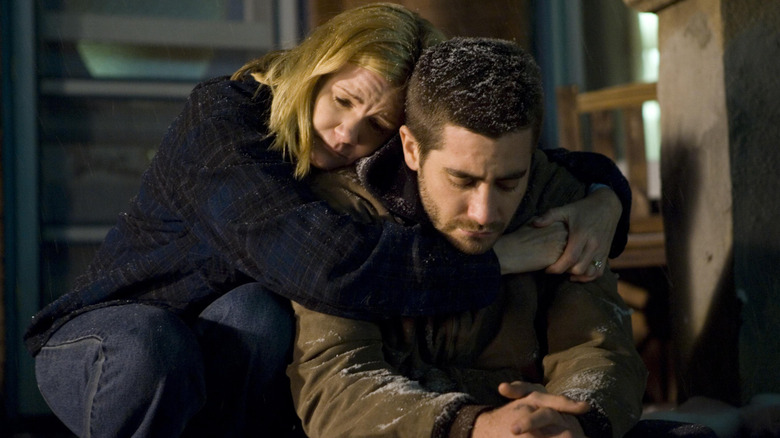 Grace and Tommy embrace in "Brothers" (2009)