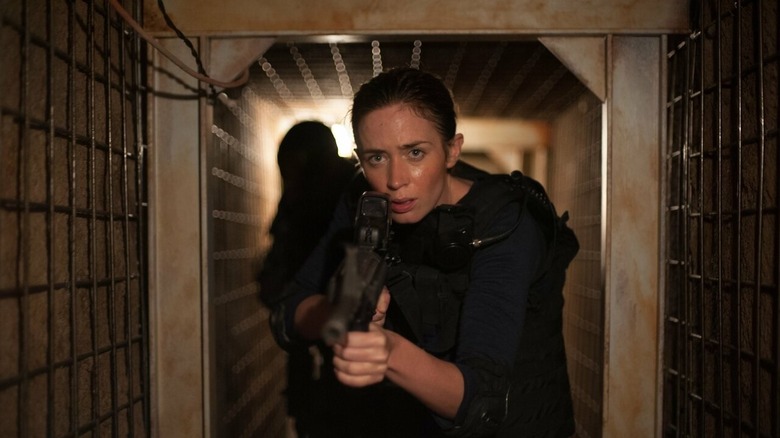 FBI Agent Kate Macer on a drug raid in "Sicario"