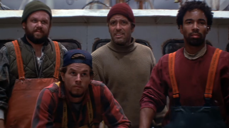 Captain Billy Tyne and his crew prepare for impact in "The Perfect Storm" (2000)