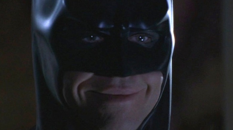 Batman grinning