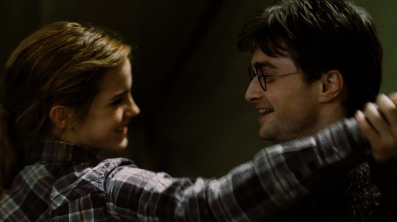 Harry and Hermione dancing