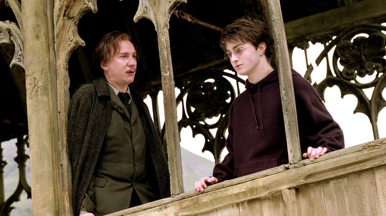 Harry and Remus on the Covered Bridge