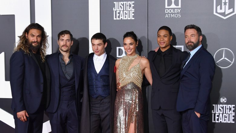 The cast of Justice League