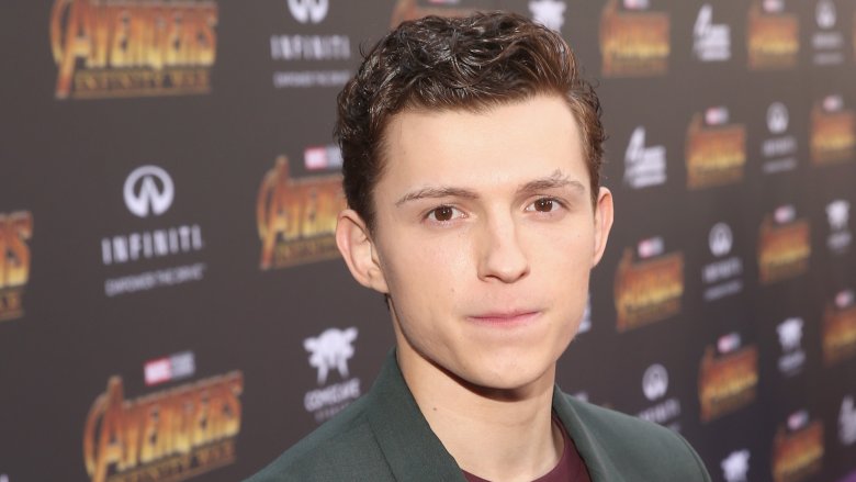 Tom Holland at Infinity War premiere