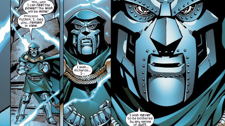 Doctor Doom wishes to feel no guilt in "Doctor Doom and the Masters of Evil" (2009)