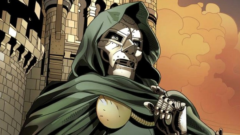 Doctor Doom looks out from his palace in 