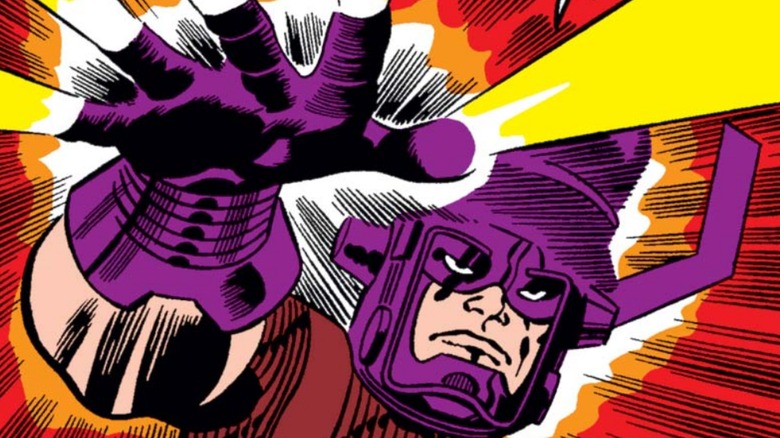 Galactus shooting lasers from his fingers