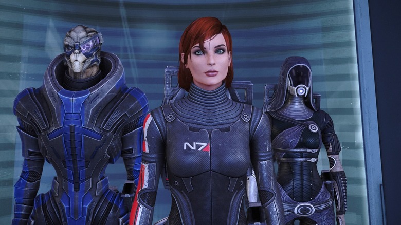 Garrus, Shepard, and Tali