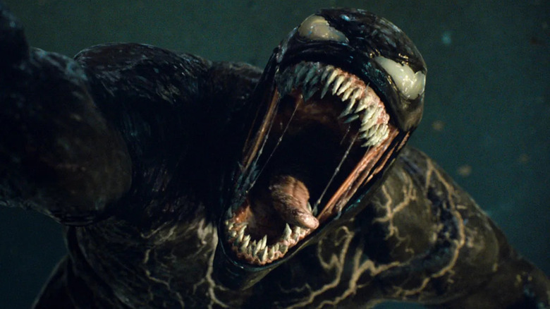 Venom opens mouth