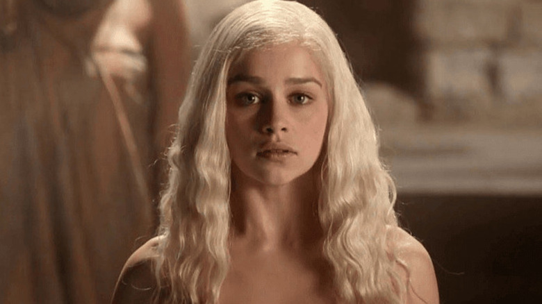 Daenerys looking nervous