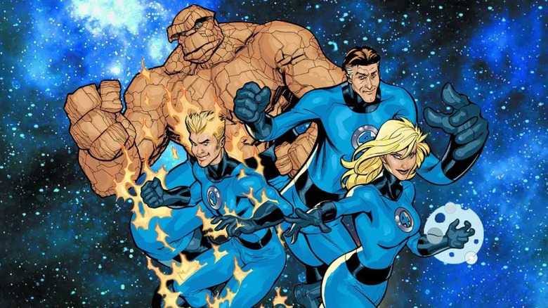 The Fantastic Four in space