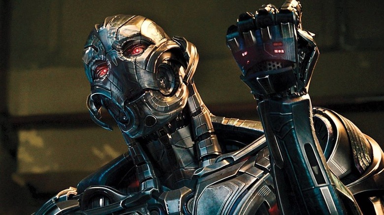 Ultron raising his fist