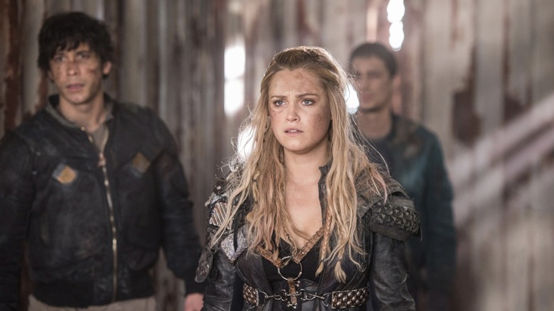 Clarke looks into the distance