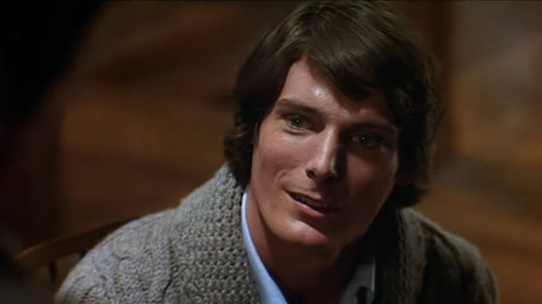 Christopher Reeve smiling in Deathtrap