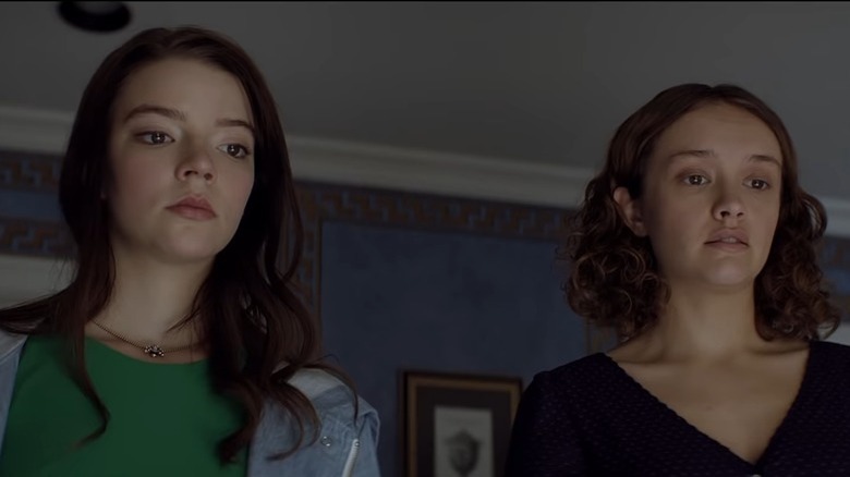 Thoroughbreds' Anya Taylor-Joy and Olivia Cooke frowning