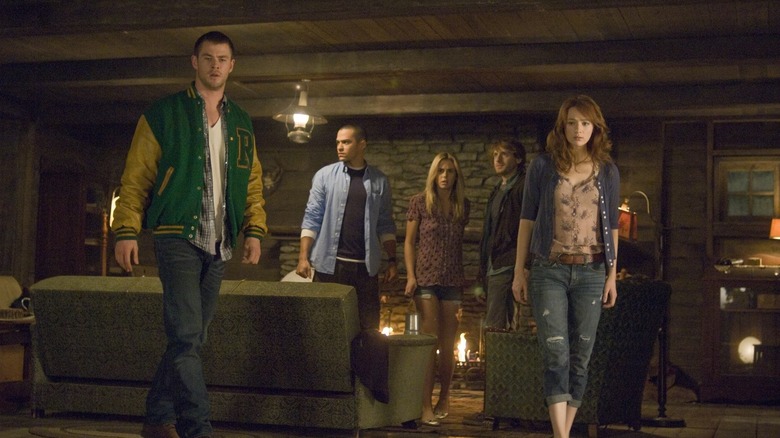 The main characters of The Cabin in the Woods