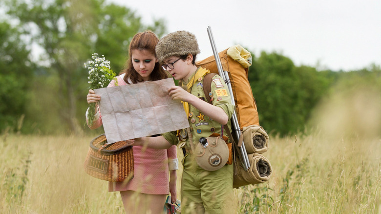 Sam and Suzy consult a map