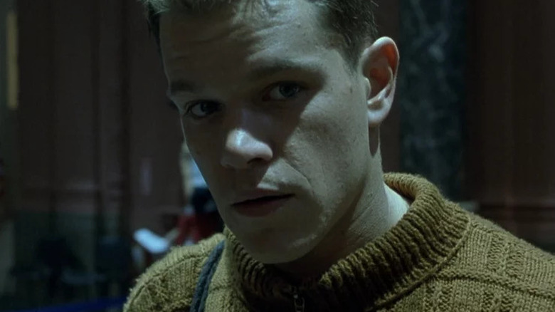 Jason Bourne looks suspicious in close-up